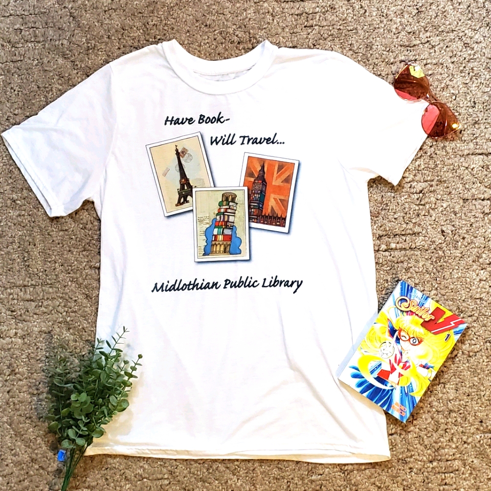 Library Summer Reading Travel Graphic T-Shirt